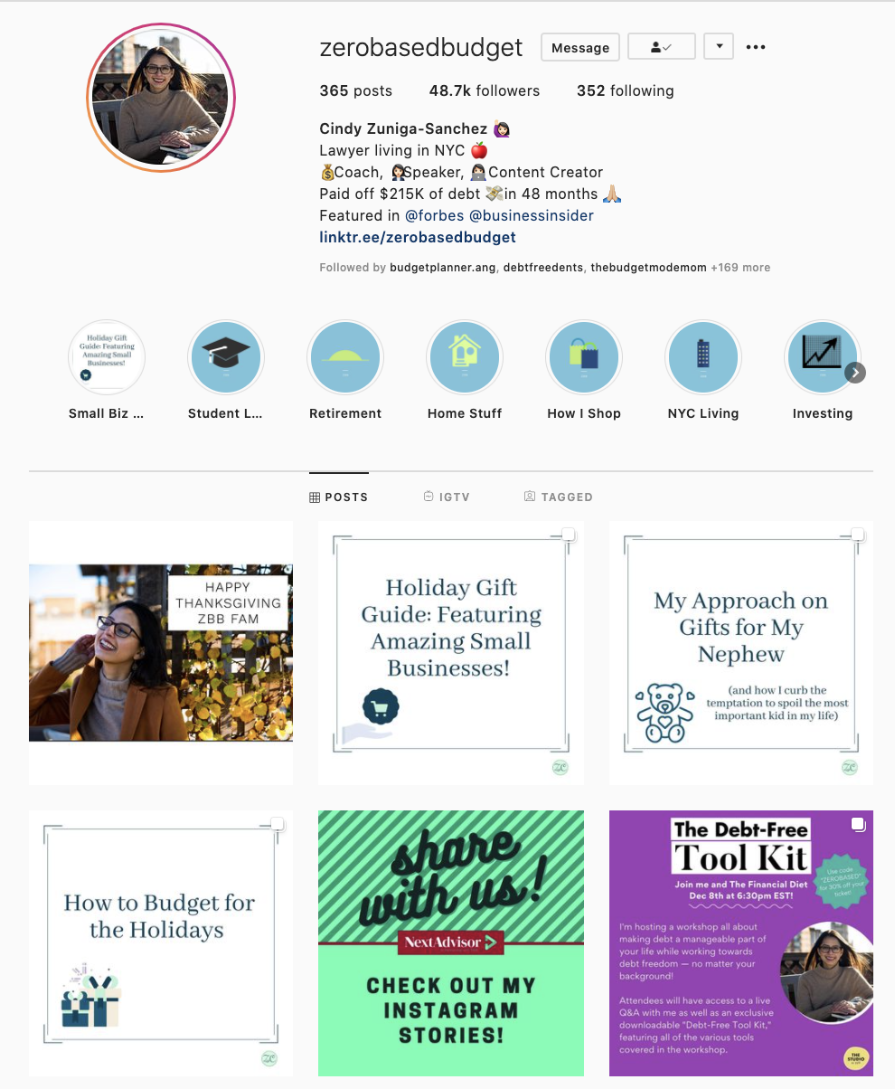 Our Favourite Personal Finance Instagram Accounts In The US & CA