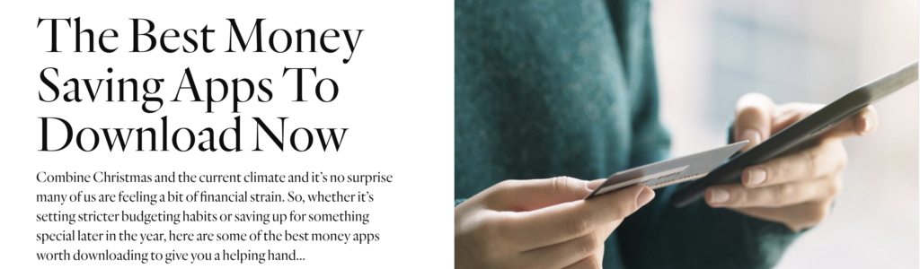 money saving apps 