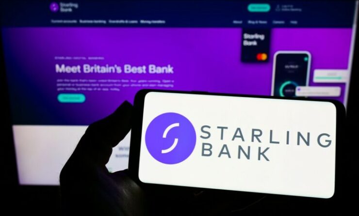 starling bank app and website