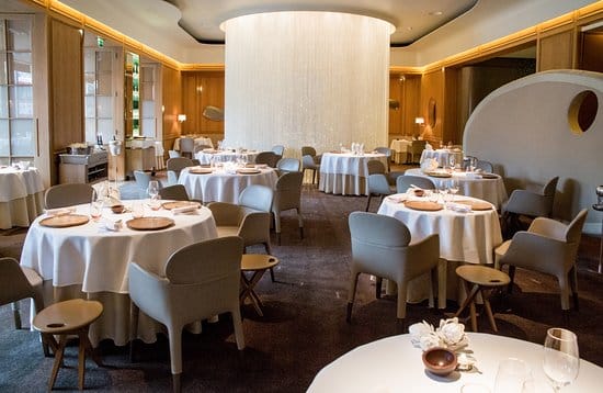 Alain Ducasse at The Dorchester is one of the most expensive restaurants.