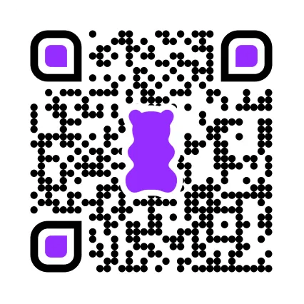 QR code linking to downloads for the Emma app.