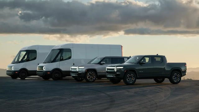 Logo for news article #1 (Rivian opens commercial van sales to all businesses)