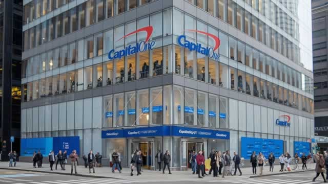 Logo for news article #1 (Capital One Stock Rises 21.6% YTD: Is There More Upside Ahead?)