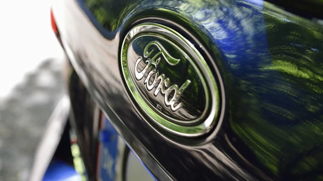 Logo for news article #2 (Ford recalls more than 200,000 vehicles with software glitch due to crash risk)